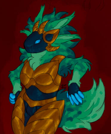 rendered halfbody